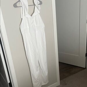 Lulu's Classic White Jumpsuit